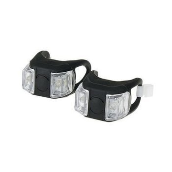 Zestaw lamp XC Light HL-PR022 silikonowe, 2-Led,3 funkcje, czarne