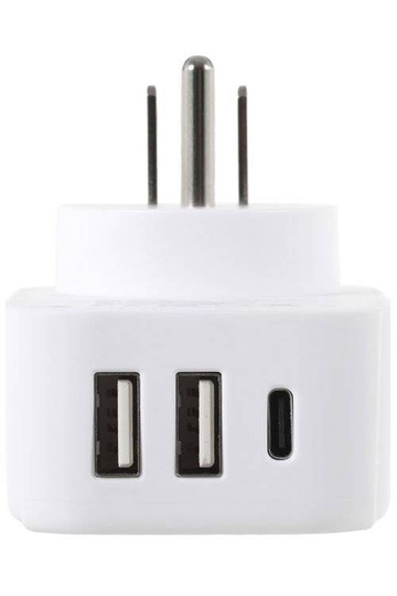 Adapter podróżny z USB i USB-C Ładowarka LIFEVENTURE WORLD TO US TRAVEL ADAPTOR