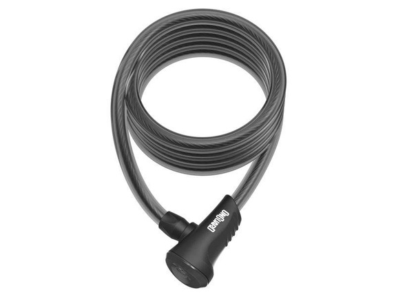 Zapięcie rowerowe ONGUARD NEON 8162 Linka - 12mm 180cm - uchwyt + 2 x klucze z kodem czarne
