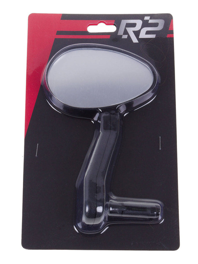 Lusterko HL-M03 180mm regulowane czarne mocowane wewnątrz kierownicy