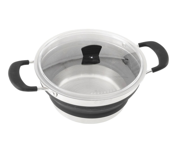Garnek turystyczny Outwell Collaps Pot M - black