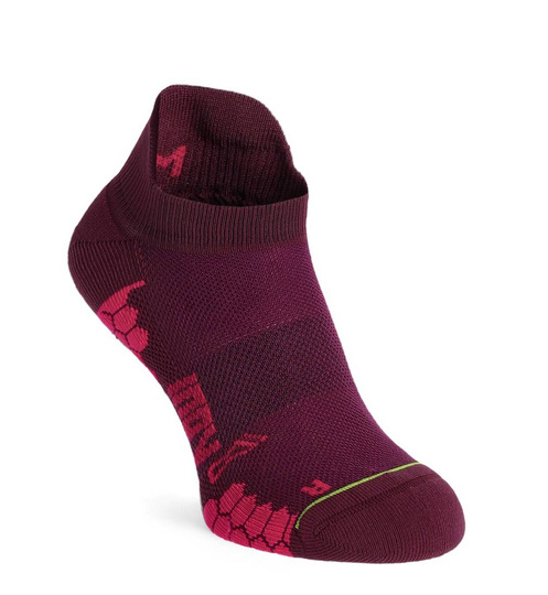 Skarpety biegowe damskie Inov-8 Trailfly Sock Low - teal/purple