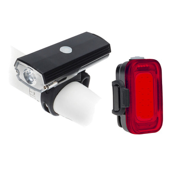 Zestaw lamp BLACKBURN DAYBLAZER przód 550 lumenów CLICK USB tył