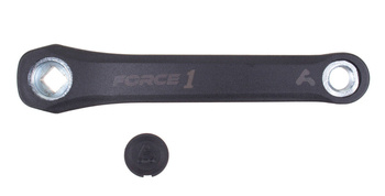 Korba lewa Force 1 170 mm kwadrat stal-pcv czarna