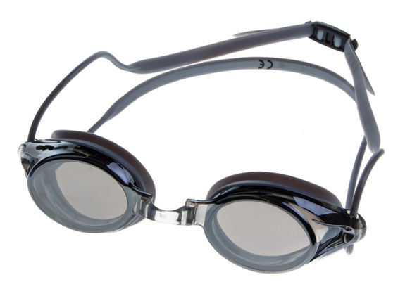 Okulary do pływania Vivo B-0109 - Srebrne, lustrzane