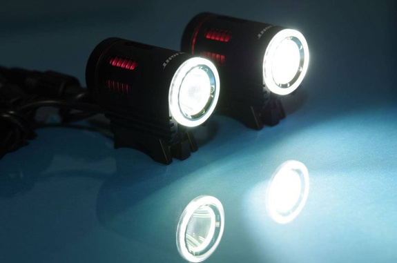 Lampa przednia Top-Light SE-LH1 komplet 2 latarek z akumulatorem