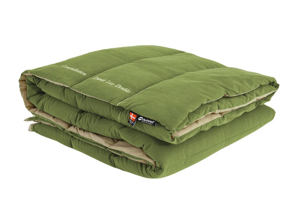 Kołdra Outwell Constellation Duvet Lux Double - green/beige