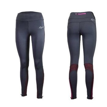 Spodnie Rogeli ELEGANCE szaro-rózowe