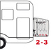 Pokrowiec na rowery Fiamma Bike Cover S - 2/3 rowery