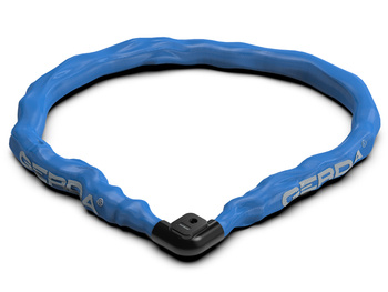 Zapięcie rowerowe GERDA Armored Flex 1500/22 - niebieskie