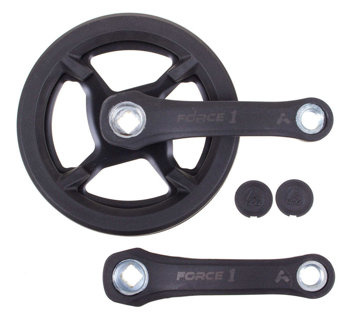 Mechanizm korbowy Amar FORCE 1 36T 125mm czarny podwójna osłona