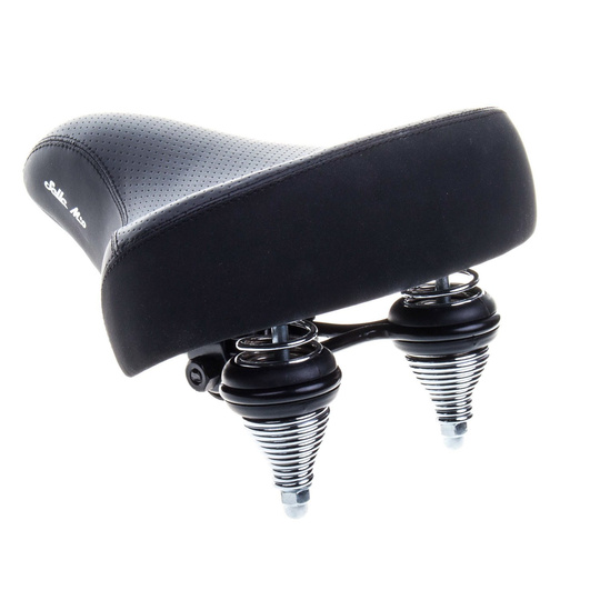 Siodło City Selle Mio CENTA podwójna sprężyna czarne