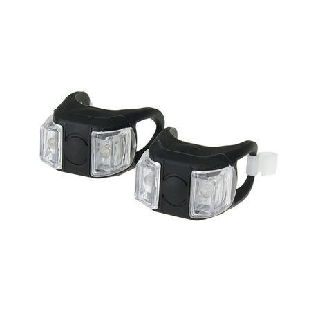 Zestaw lamp XC Light HL-PR022 silikonowe, 2-Led,3 funkcje, czarne