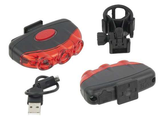 Lampa tylna XC-170R USB 3 Led