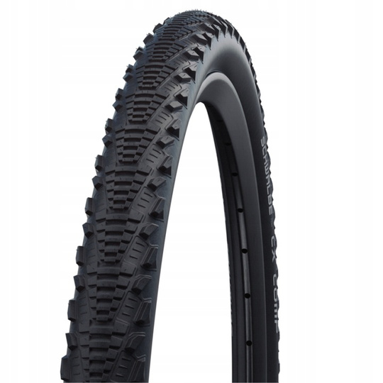 Opona SCHWALBE CX COMP 28x1.35 700x35C PP SBC 50EPI 480g czarna reflex