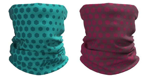 Zestaw chust Inov-8 Snood zielona + purpurowa