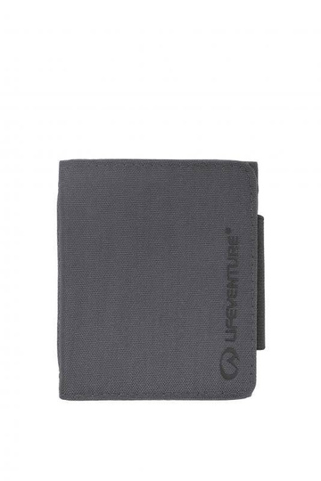 Lifeventure Portfel z powerbankiem RFiD Charger Wallet Recycled grey