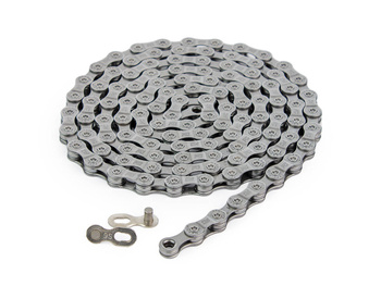 Łańcuch Verso Z-90 9-rzędów 116-ogniw z zapinką srebrny