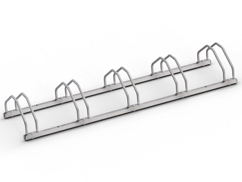 Stojak na rowery ECHO 5 na 5 rowerów, stal nierdzewna