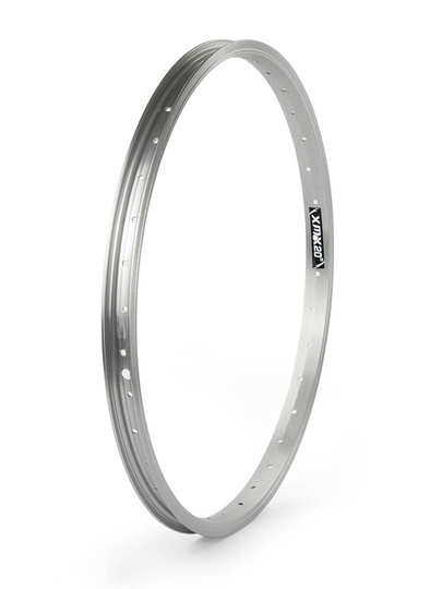 Obręcz XMX 20" 28-otwrów 21x16,2 mm alu. srebrna anodyzowana