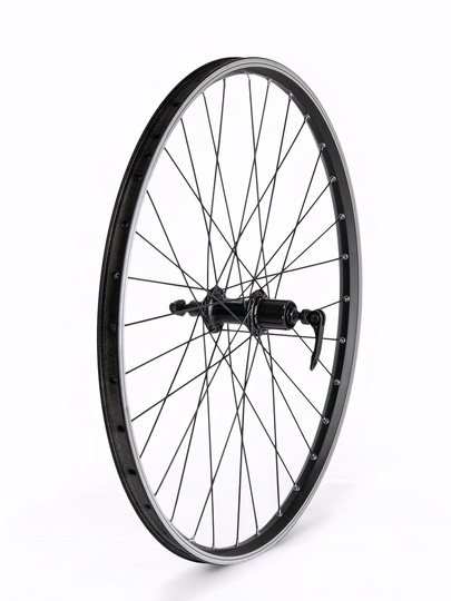 Koło tył 26" piasta Shimano TX-800 kaseta 8-9-10 rzędów obręcz stożkowa nitowana czarna