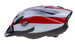 Kask Biko BASIC biały-srebrny-czerwony -HM-BI306-1