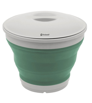 Wiadro Outwell Collaps Bucket w/lid - shadow green