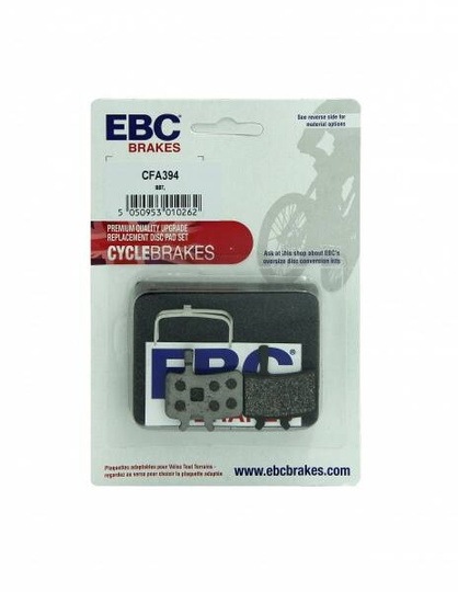 Klocki rowerowe EBC (organiczne) Avid System Juicy 3, 5 & 7 Hydraulic Ultimate & Mechanical BB7 CFA394