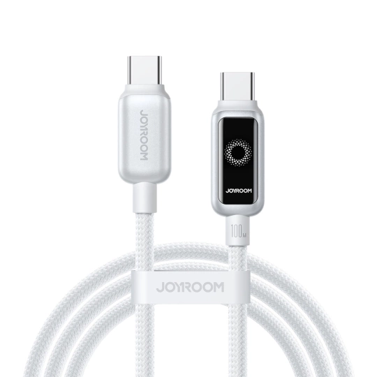 Kabel Joyroom S-A55 StarFlight 100W USB-C - USB-C 1,2m - biały
