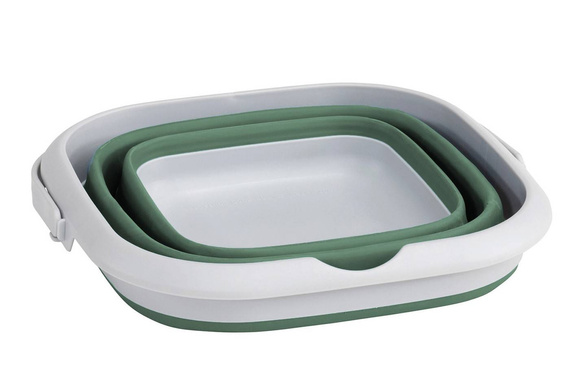 Wiadro Outwell Collaps Bucket Square w/lid - shadow green