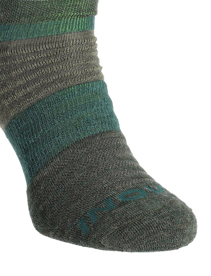 Skarpety merino Inov-8 Merino Low Sock - dark green/melange