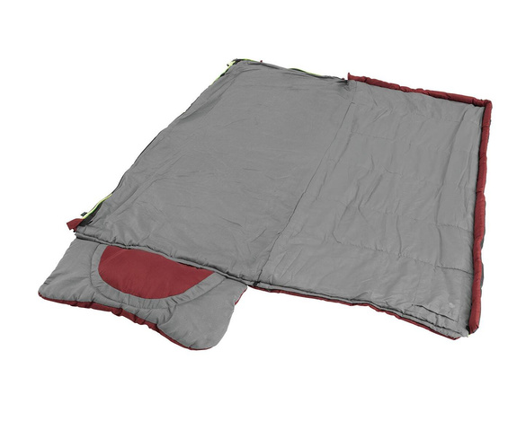 Śpiwór dla dziecka Outwell Contour Junior (140 cm) - red/grey