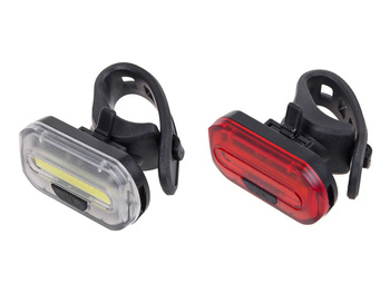 Zestaw oświetlenia Verso 15 Chips przód + tył na baterie