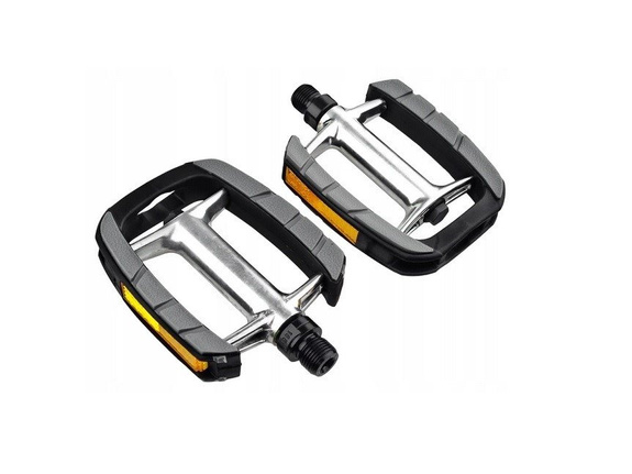 Pedały  VP-183  niski profil srebrne