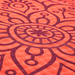 Mata do Jogi Spokey Mandala pomarańczowo-różowa