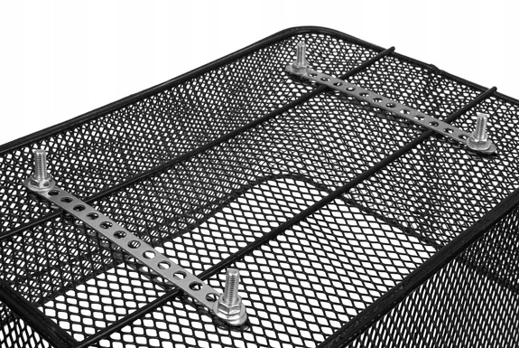 Kosz Verso na bagażnik mocowany na stałe czarny 400x300x160