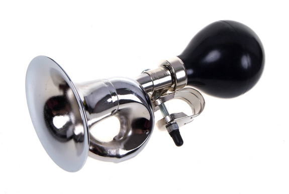 Trąbka rowerowa Retro 86-CP-01 stalowa chrom
