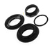Stery kierownicy Neco H-128 1-1/8" półzintegrowane z gwintem stal czarne