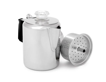 Czajnik do kawy GSI Outdoors Glacier Stainless Coffee Percolator - 3 cup