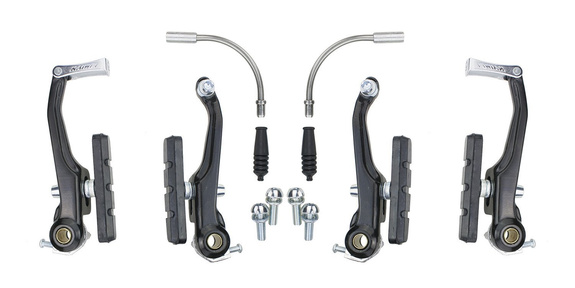 Szczęka hamulca V-brake aluminium czarna  