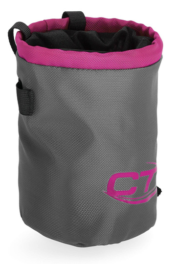 Woreczek na magnezję Climbing Technology Cylinder - anthracite/pink