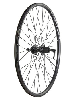 Koło tylne 27,5" piasta XMX-A291QR kaseta 8-9-10 rzędów, hamulec tarczowy, łożyska maszynowe, obręcz Rodi FW DISC czarne - szprychy czarne