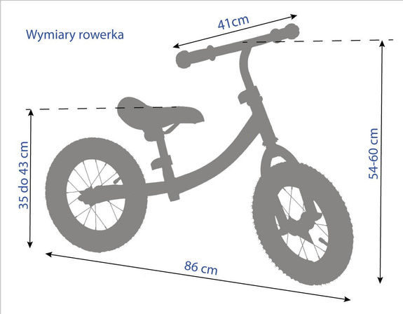 Rowerek biegowy Enero 12 Air Car