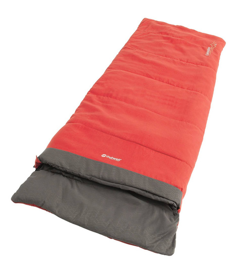 Śpiwór syntetyczny Outwell Celebration Lux (195 cm) - red