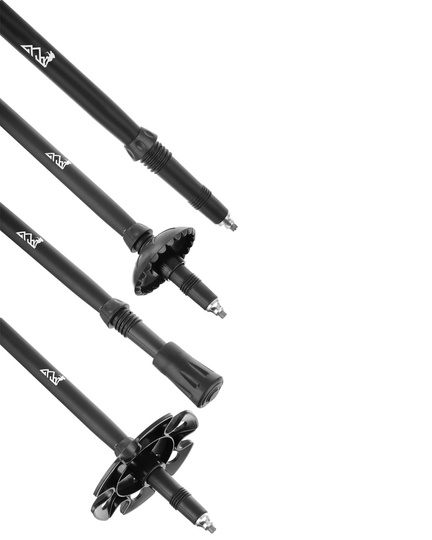 Kije trekkingowe RAPEKS TREK LIGHT (czerwone)
