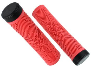Chwyty kierownicy MTB Maze 137 mm, czerwone