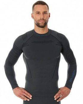 Brubeck LS13040 bluza thermo męska długi rękaw grafit