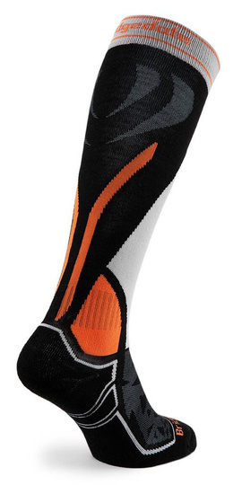 Skarpety narciarskie Bridgedale Ski Midweight Merino P - black/silver