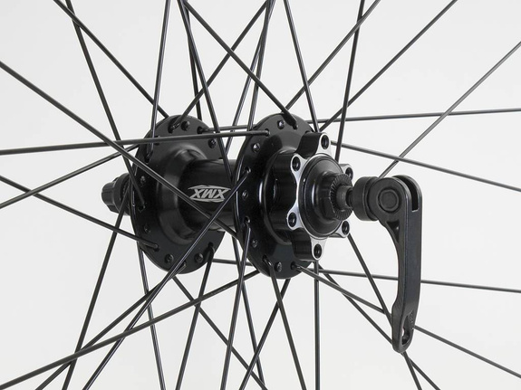 Koło przód 27,5" piasta XMX-A291QF hamulec tarczowy, łożyska maszynowe, obręcz Rodi FW DISC, czarne-szprychy