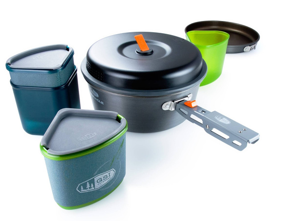 Zestaw naczyń z patelnią GSI Outdoors Pinnacle Backpacker